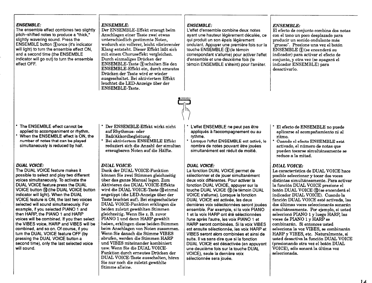 Yamaha Portatone PSR-47 User Manual | Page 15 / 33