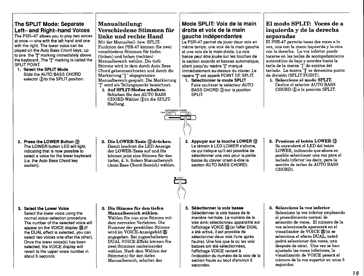 Yamaha Portatone PSR-47 User Manual | Page 19 / 33
