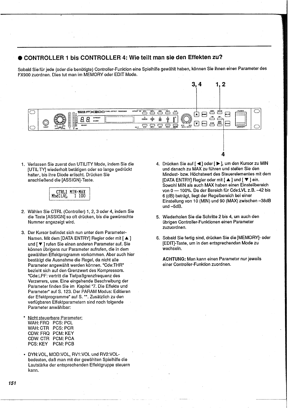 Yamaha FX900 User Manual | Page 152 / 176