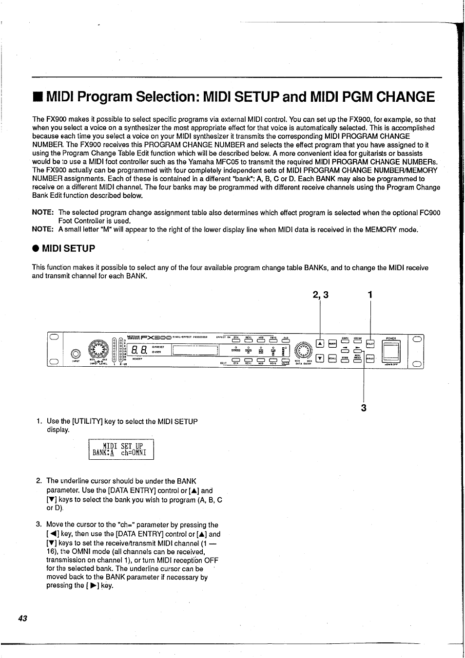 Yamaha FX900 User Manual | Page 44 / 176