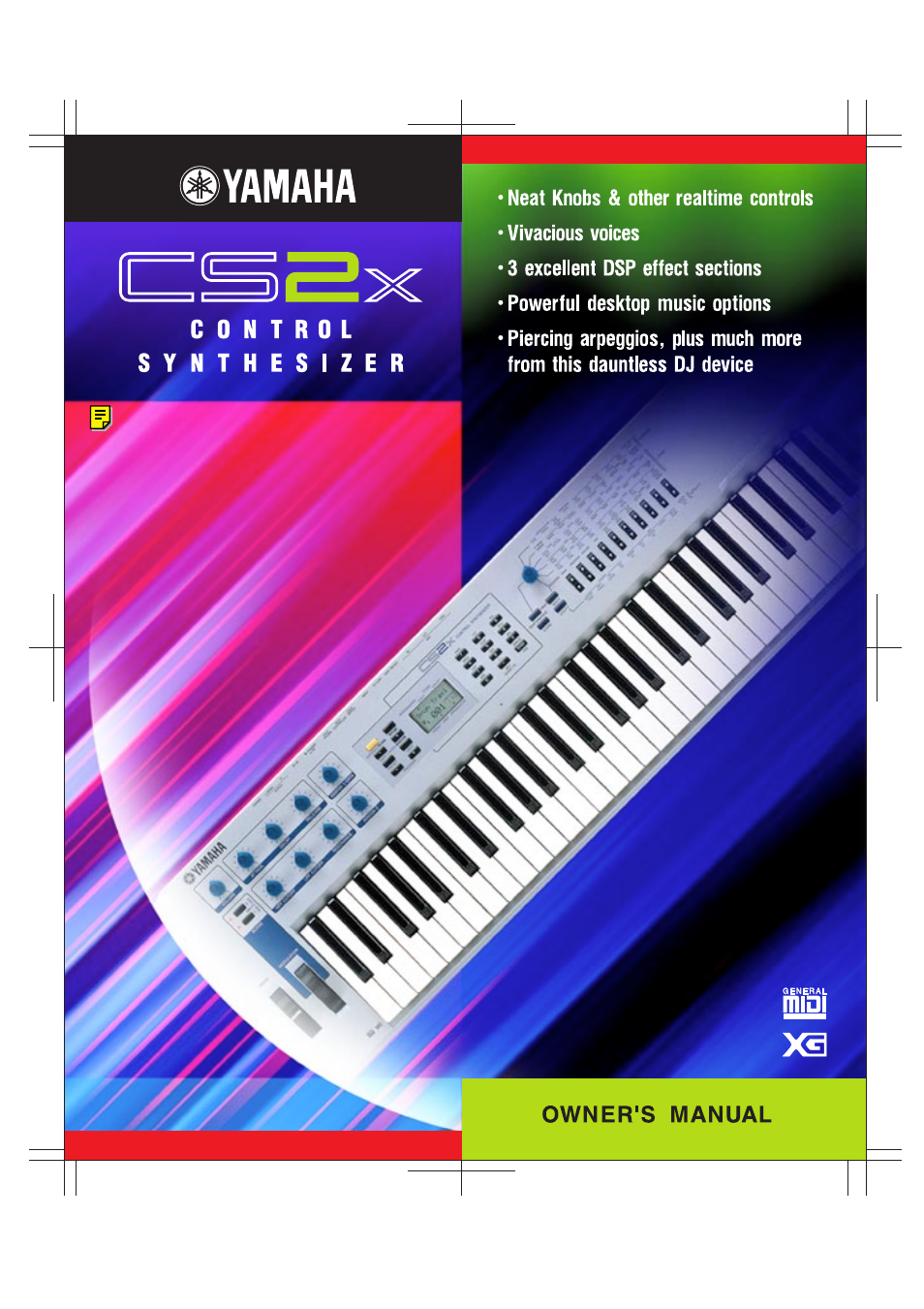 Yamaha CS2x User Manual | 84 pages