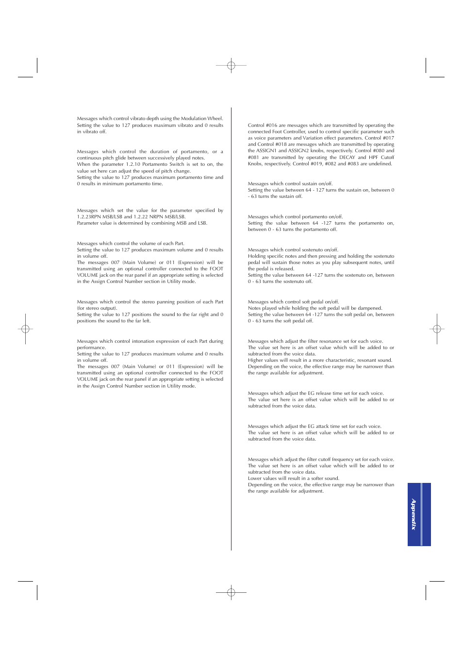 Yamaha CS2x User Manual | Page 73 / 84
