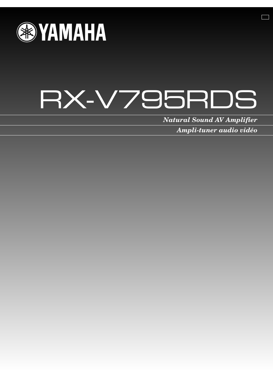 Yamaha RX-V795RDS User Manual | 88 pages