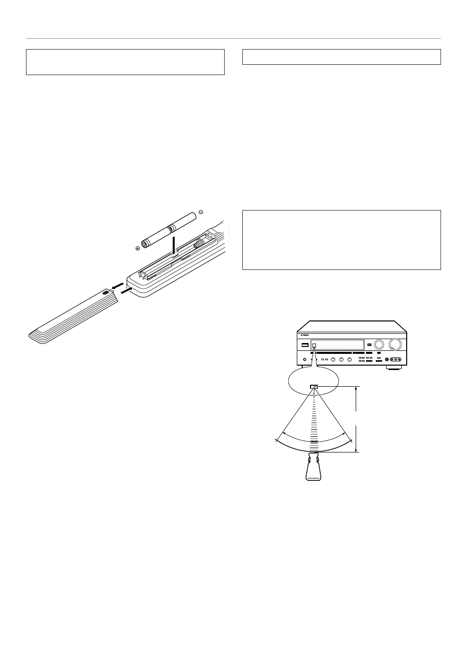 Installing batteries in the remote controller, Notes about the remote controller, 8installing batteries in the remote controller | Yamaha RX-V795RDS User Manual | Page 10 / 88