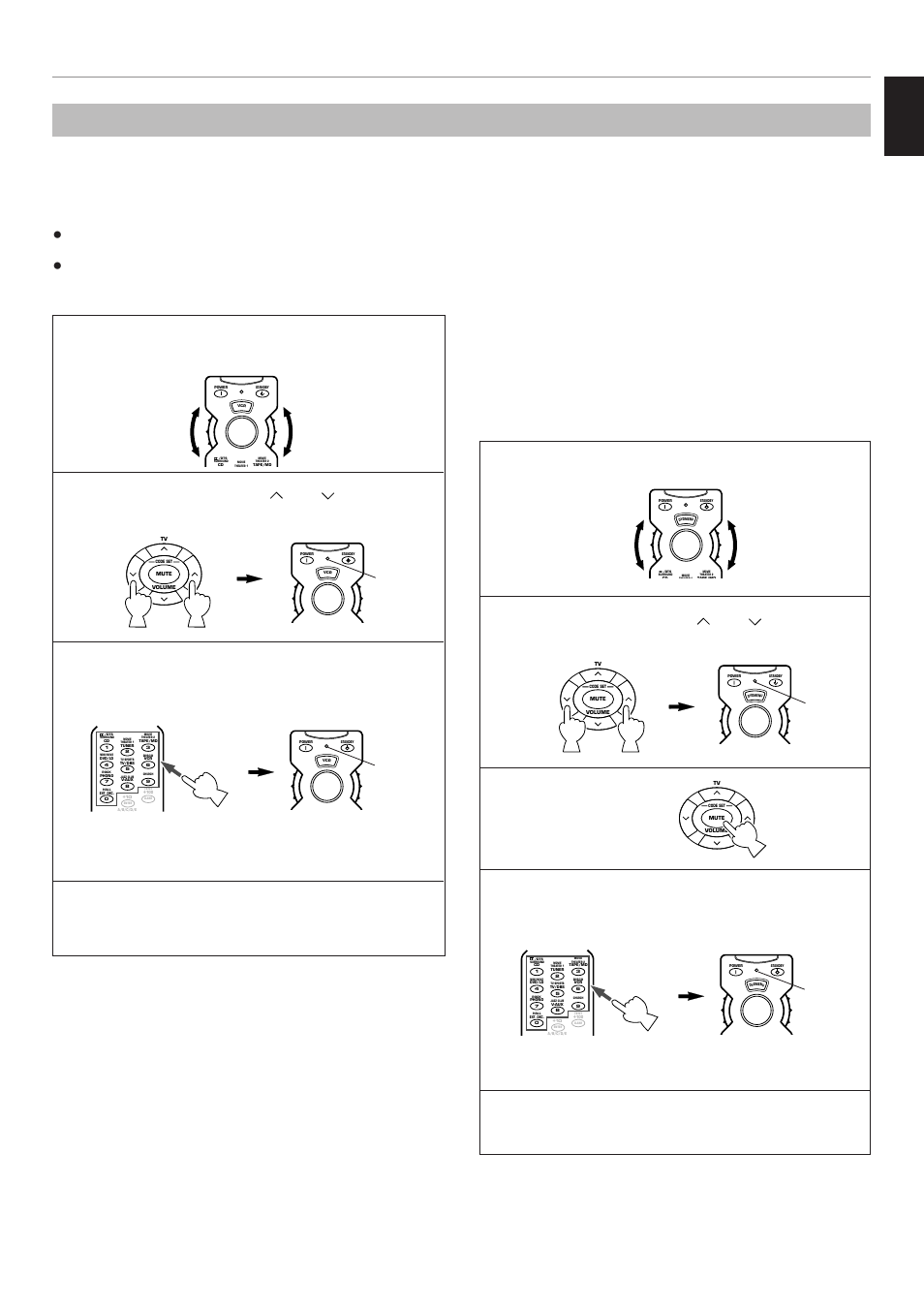 Entering manufacturer codes, English, Entering a code | Entering a code for a second (or third) vcr, Flashes twice, Press the mute key, Remote controller | Yamaha RX-V795RDS User Manual | Page 73 / 88