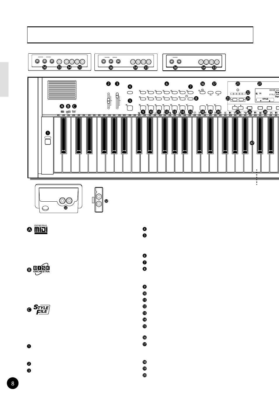 Cvp-79, Ty e r cvp-69, Ye r cvp-59 | Ye r, Wcvp-79 w, Cvp-69/59 | Yamaha CVP79 User Manual | Page 10 / 164