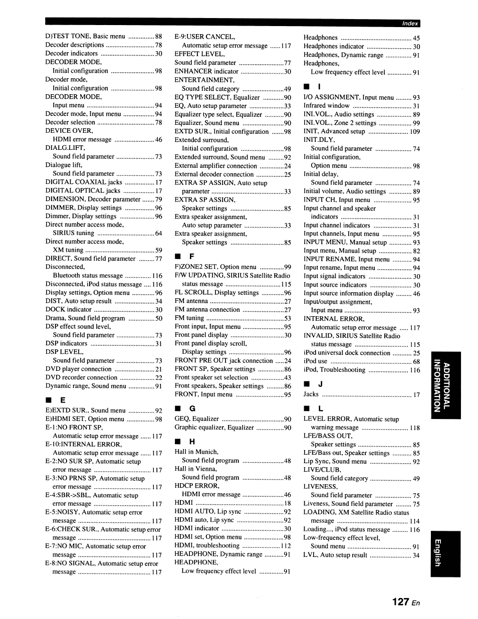 Yamaha RX-V663 User Manual | Page 131 / 151