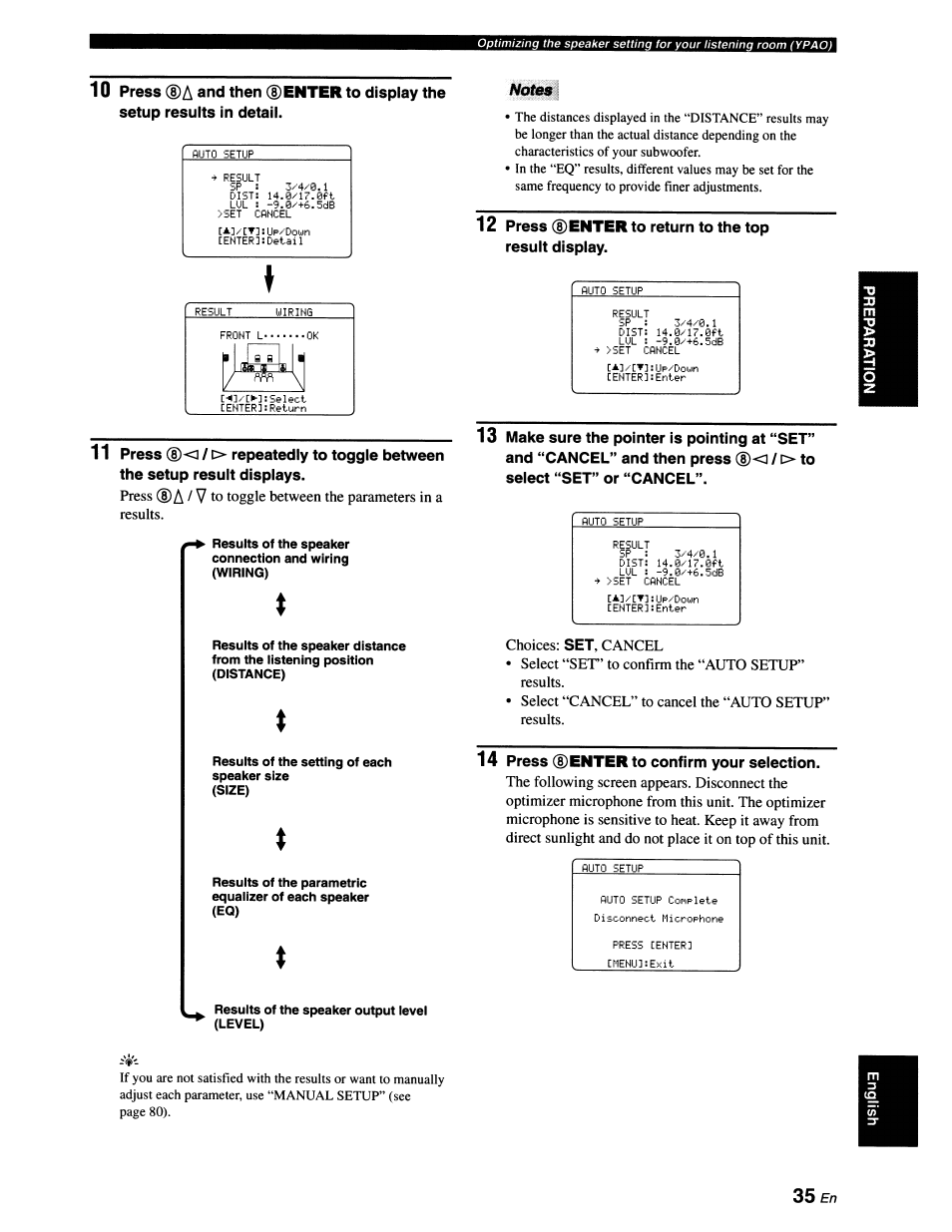 Press, Choices | Yamaha RX-V663 User Manual | Page 39 / 151