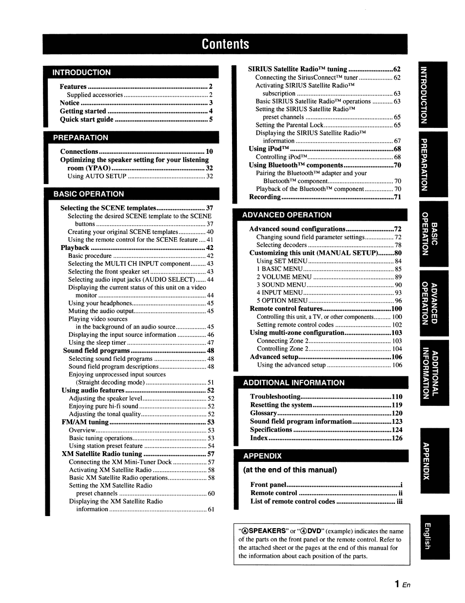 Yamaha RX-V663 User Manual | Page 5 / 151
