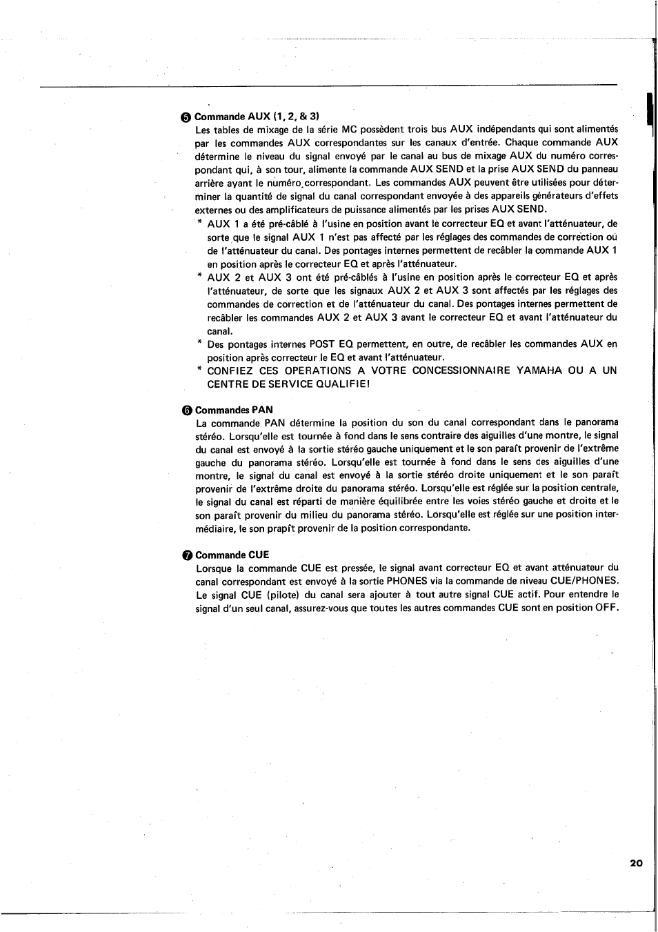 Yamaha MC1602 User Manual | Page 21 / 48