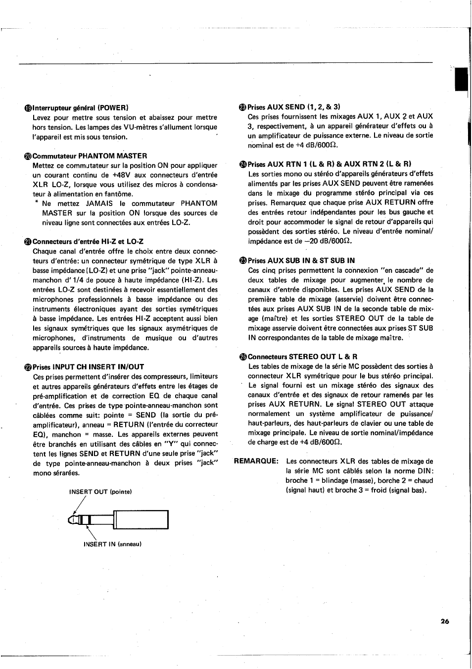 Yamaha MC1602 User Manual | Page 27 / 48