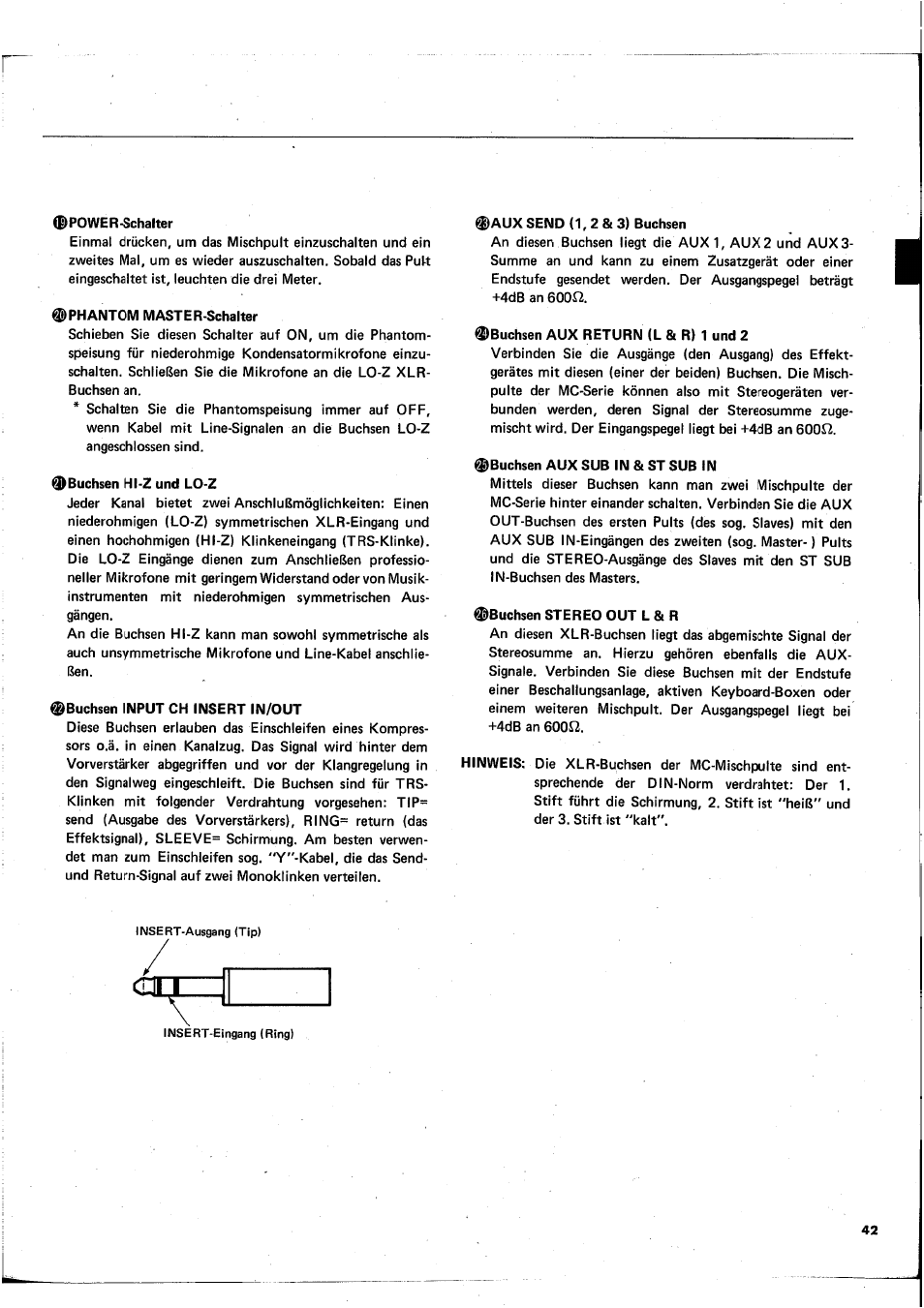 Yamaha MC1602 User Manual | Page 43 / 48