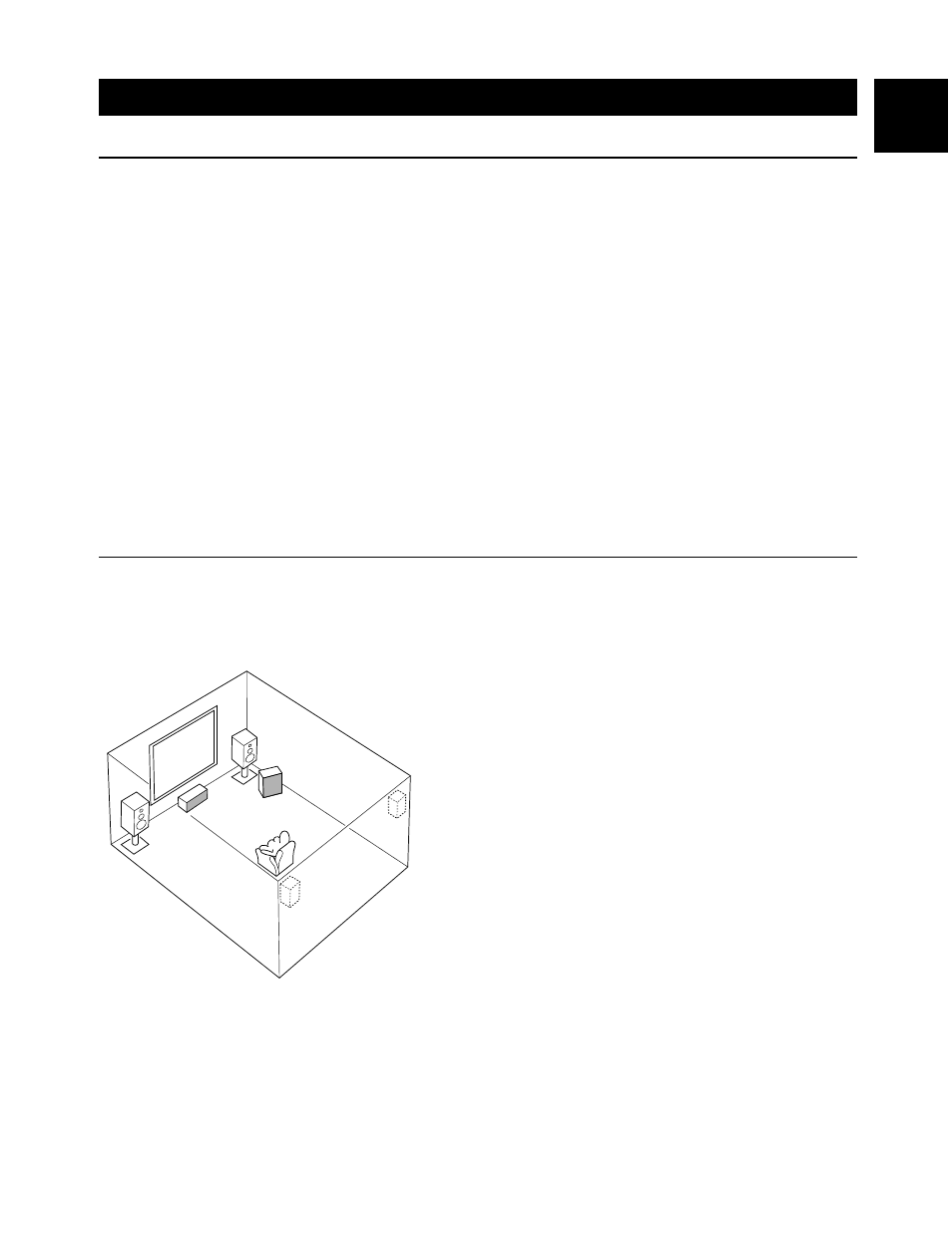 Speaker setup, Speakers to be used speaker placement, 11 english | Yamaha DSP-A595a User Manual | Page 11 / 53