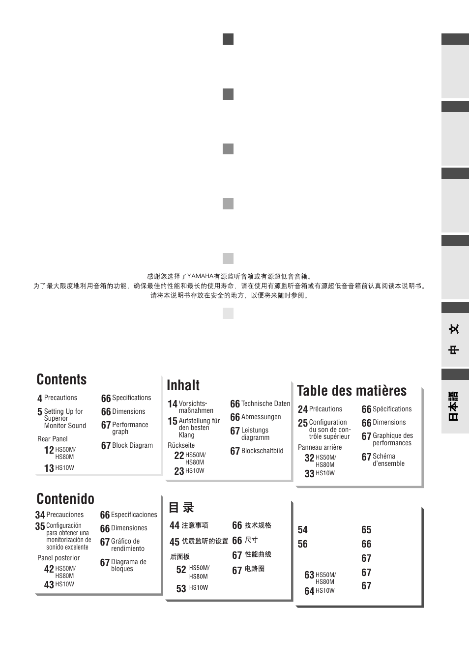 Yamaha HS 50M User Manual | Page 3 / 16