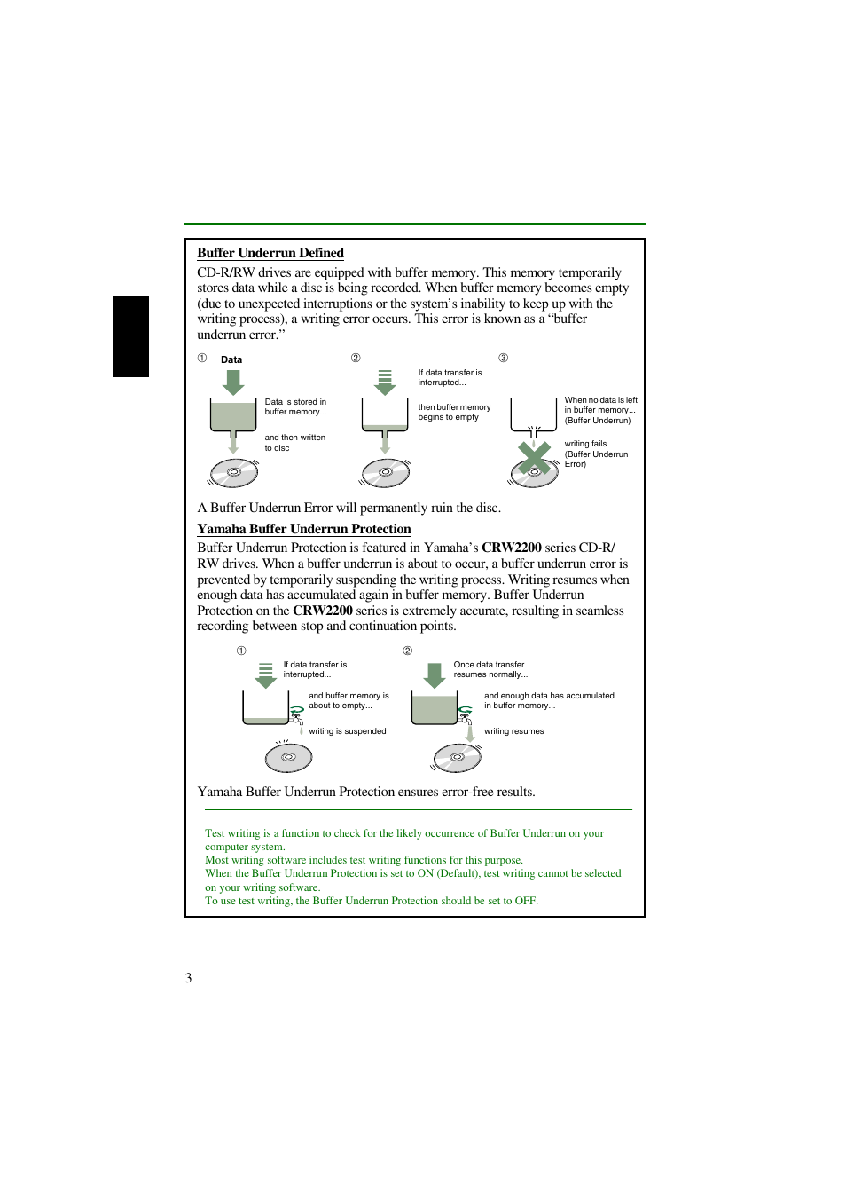 Yamaha CRW2200UX User Manual | Page 11 / 45