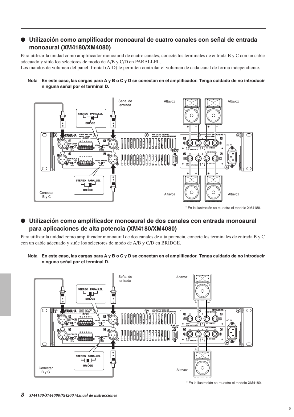 Yamaha XH200 User Manual | Page 7 / 17