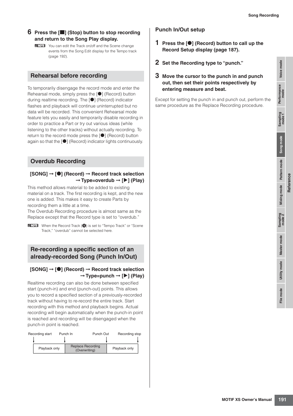 Yamaha MOTIF XS7  EN User Manual | Page 191 / 320