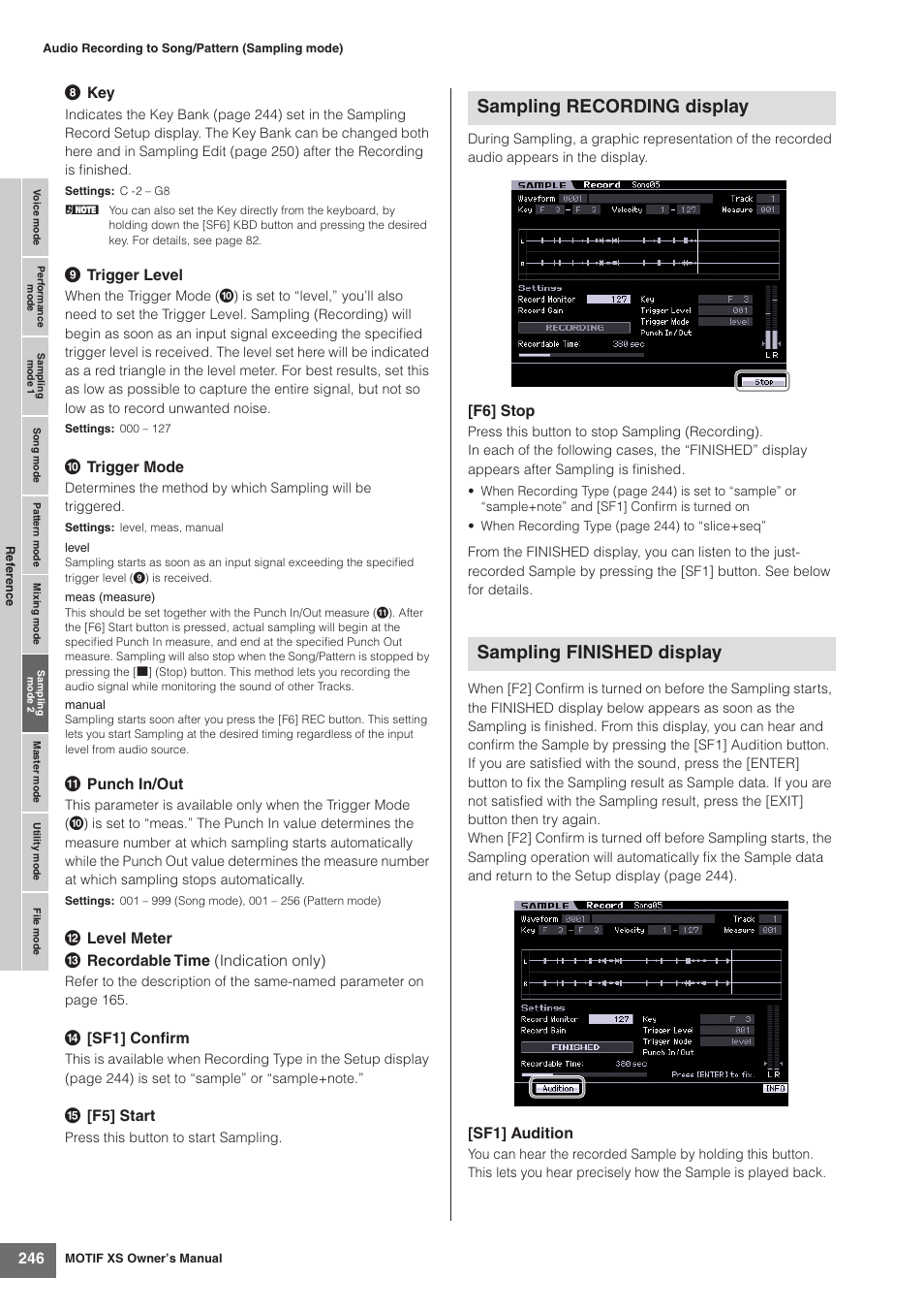 Yamaha MOTIF XS7  EN User Manual | Page 246 / 320