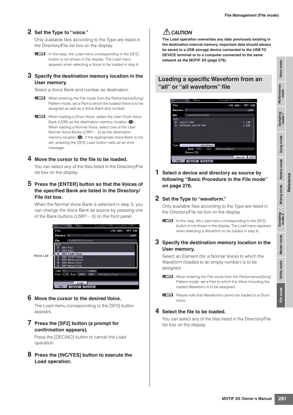 Yamaha MOTIF XS7  EN User Manual | Page 281 / 320