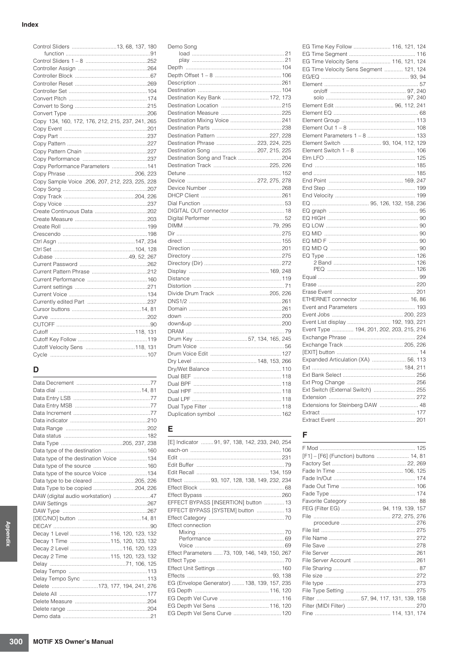 Yamaha MOTIF XS7  EN User Manual | Page 300 / 320