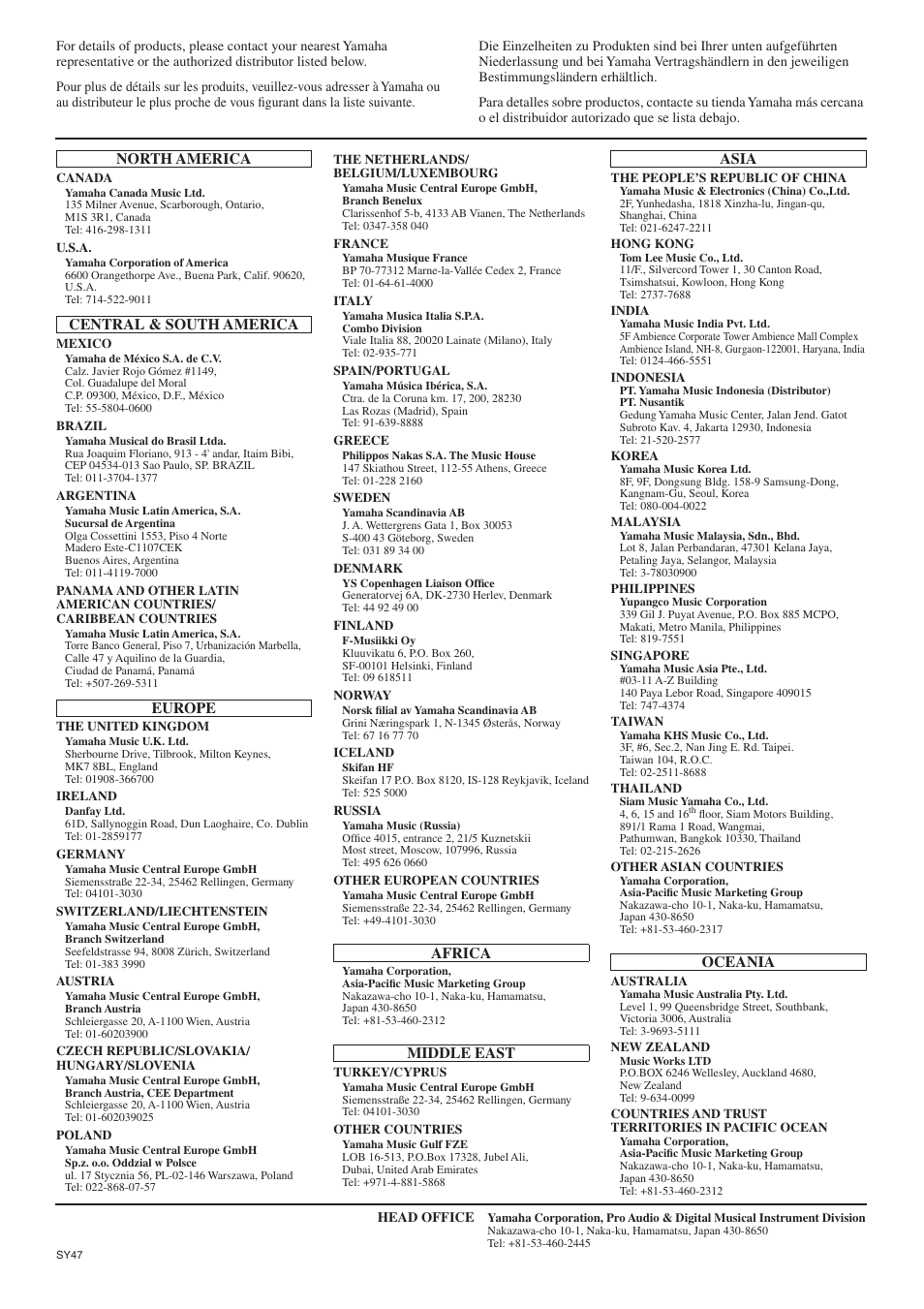 Yamaha MOTIF XS7  EN User Manual | Page 319 / 320