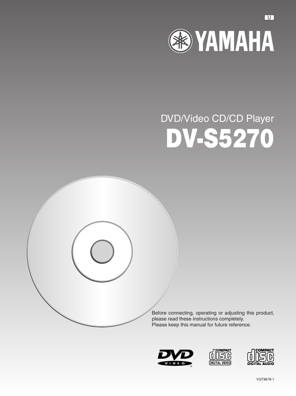 Yamaha DV-S5270 User Manual | 40 pages