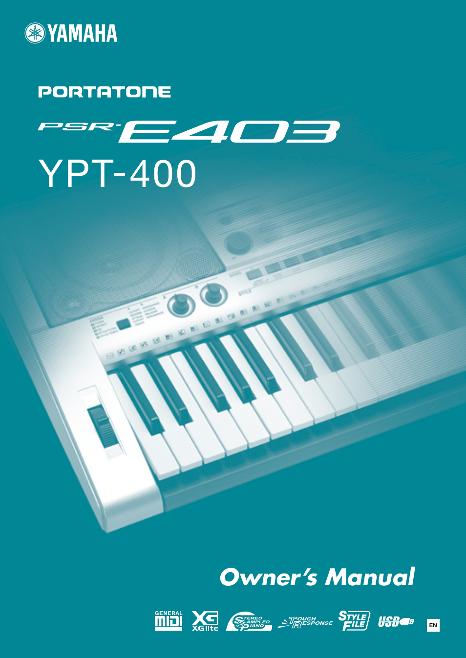 Yamaha YPT-400  EN User Manual | 126 pages