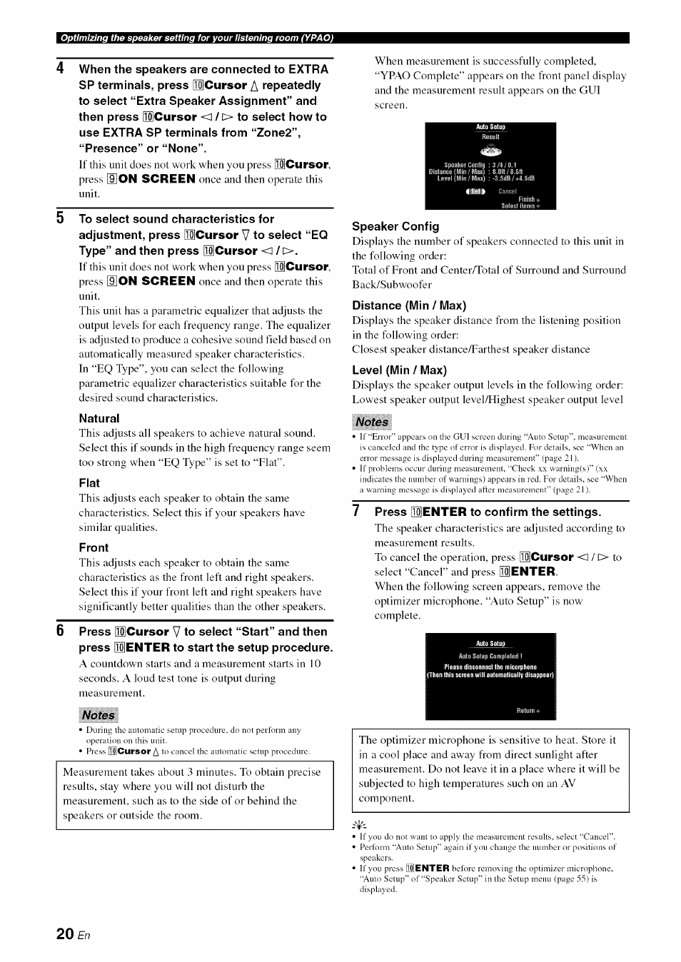 Notes | Yamaha RX-V1065 User Manual | Page 23 / 102