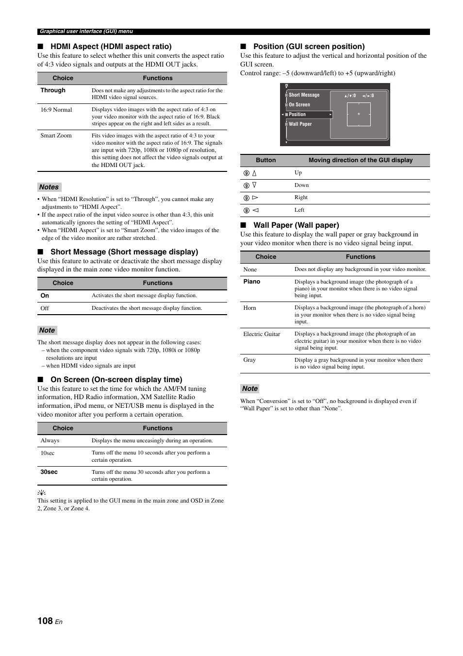 Yamaha RX-Z11 User Manual | Page 108 / 177