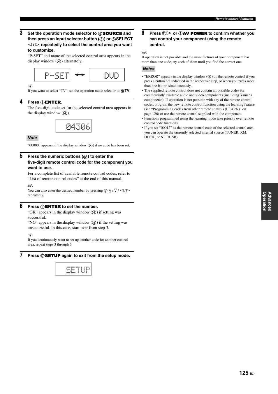 Yamaha RX-Z11 User Manual | Page 125 / 177