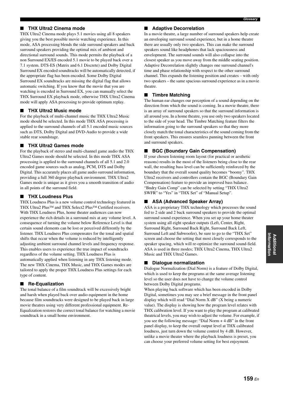 Yamaha RX-Z11 User Manual | Page 159 / 177