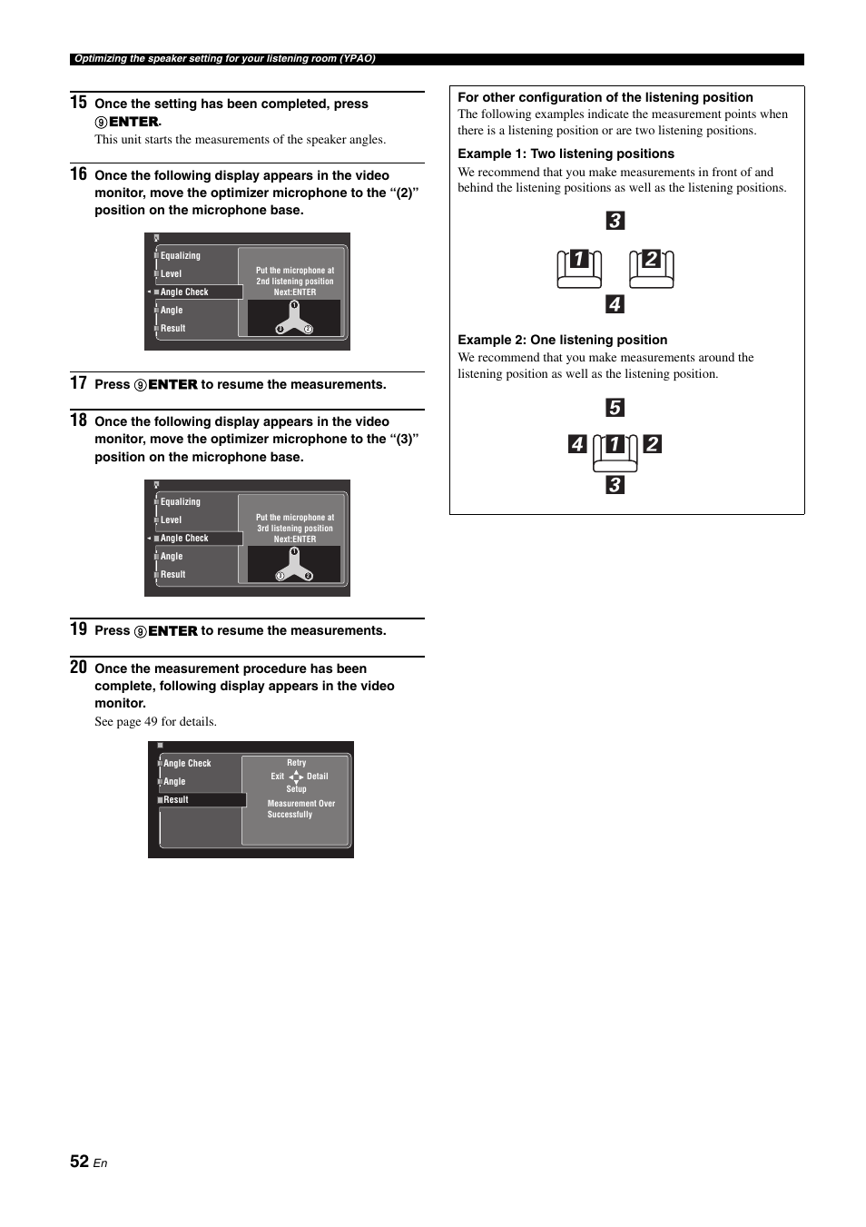 52 for details | Yamaha RX-Z11 User Manual | Page 52 / 177