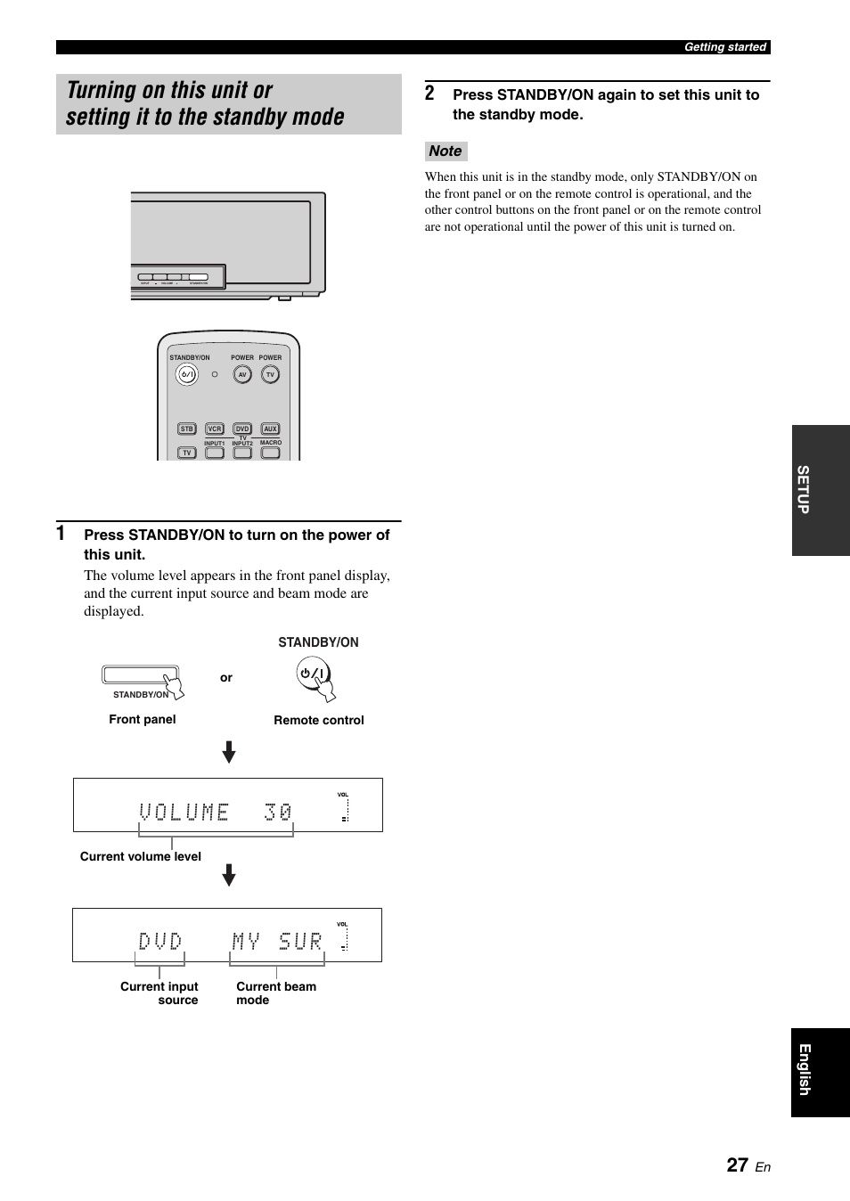 Yamaha DIGITAL SOUND PROJECTOR HTY-750 User Manual | Page 29 / 98