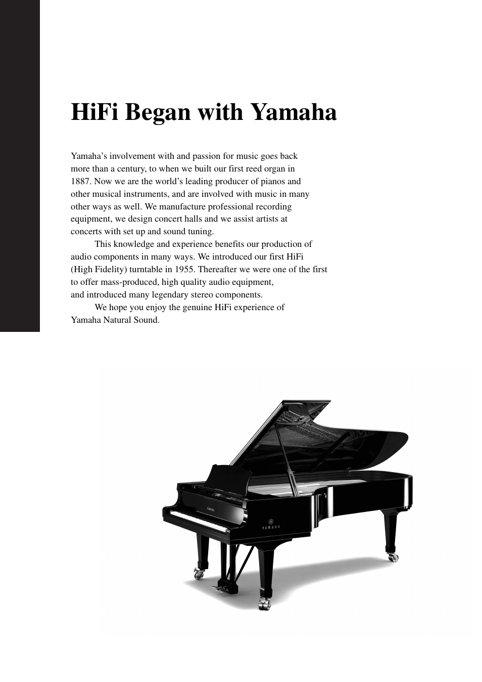English, Hifi began with yamaha | Yamaha CD-S1000 User Manual | Page 2 / 29