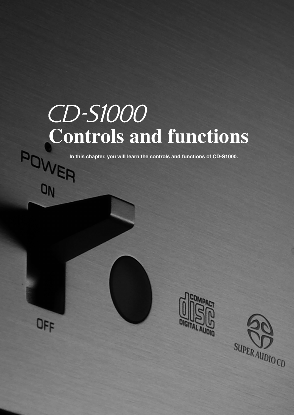 Controls and functions | Yamaha CD-S1000 User Manual | Page 5 / 29