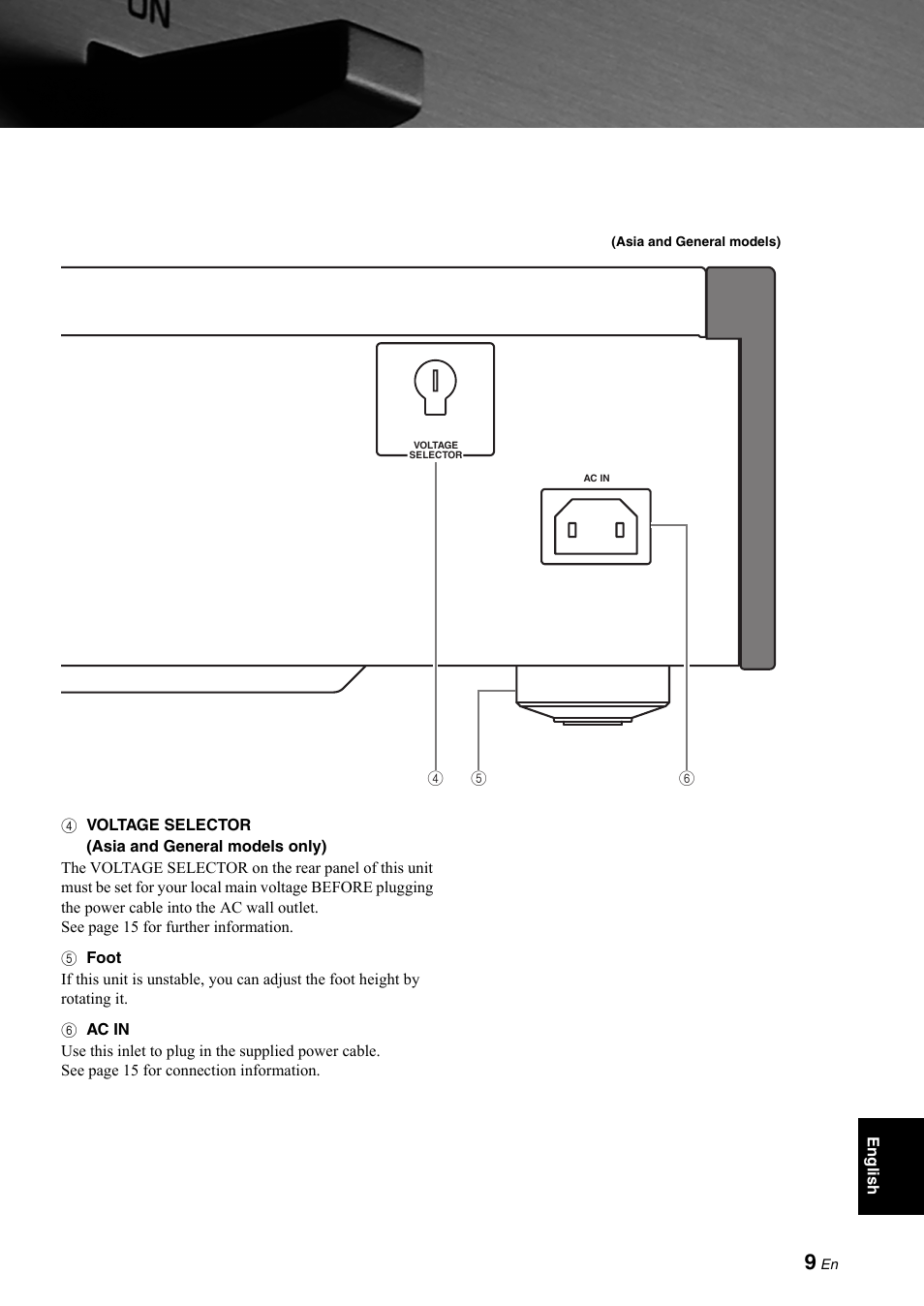 Yamaha CD-S1000 User Manual | Page 9 / 29