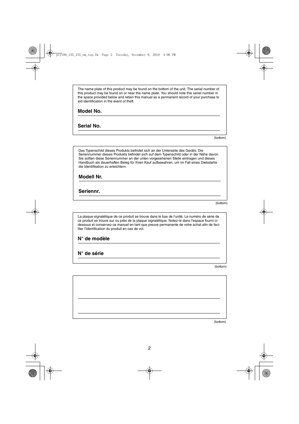 Yamaha PCY100 EN User Manual | Page 2 / 13