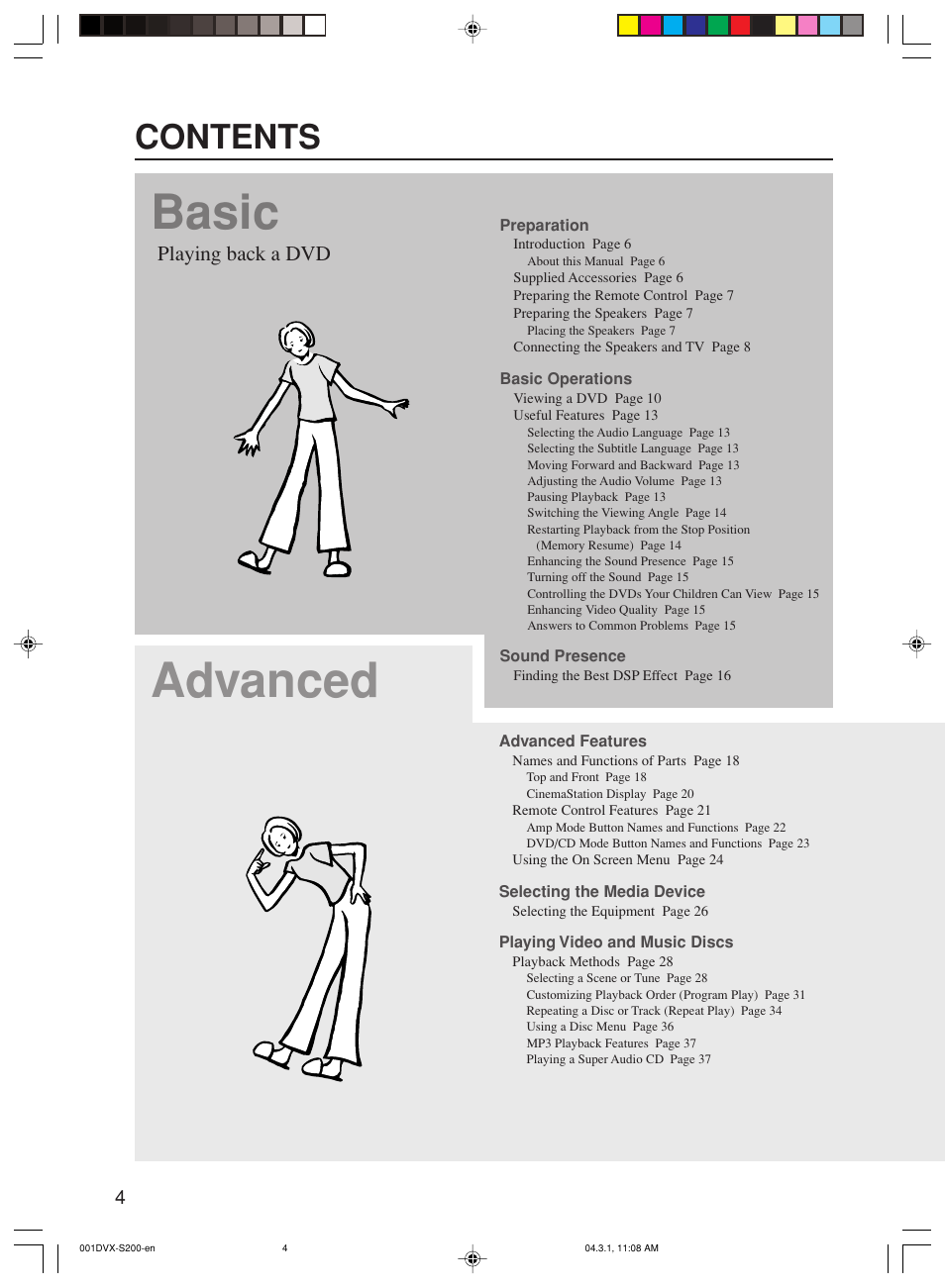 Yamaha DVX-S200 User Manual | Page 8 / 115