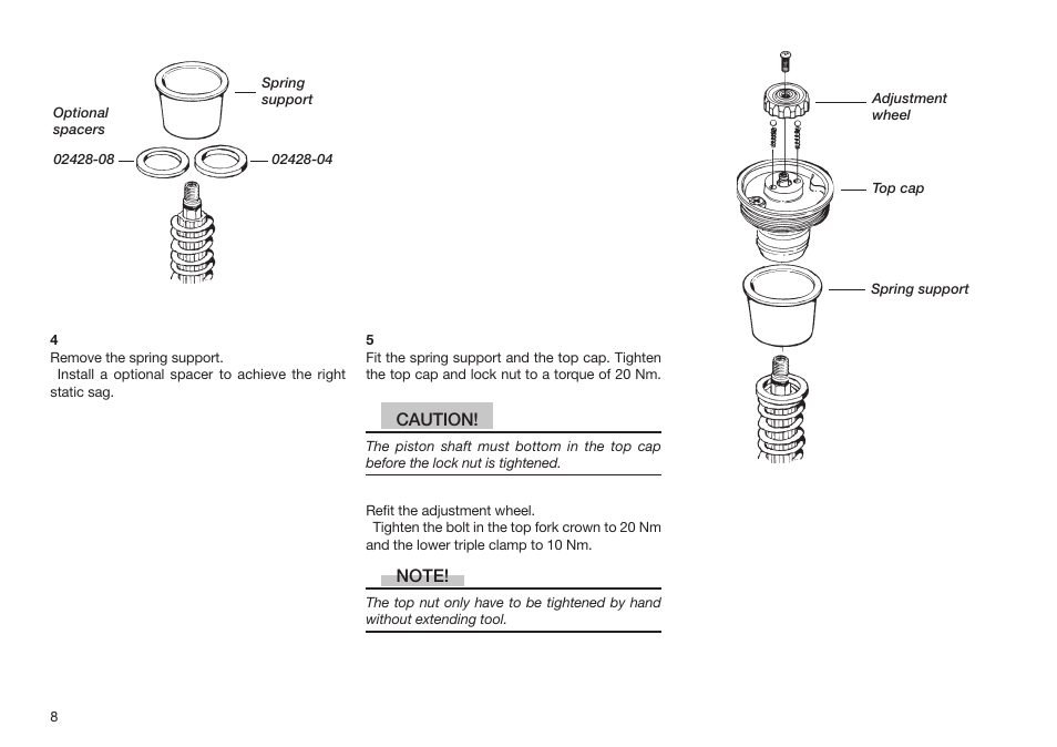 Caution | Yamaha wr450f User Manual | Page 8 / 20
