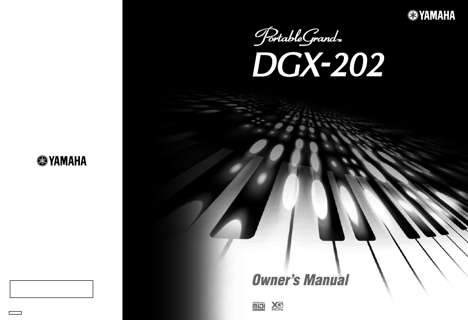 Yamaha DGX-202 User Manual | 98 pages