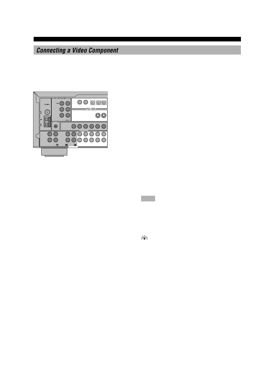 14 connecting a video component, Audio signal terminals, S video signal terminals | Digital audio signal terminals | Yamaha RX-V596RDS User Manual | Page 16 / 70