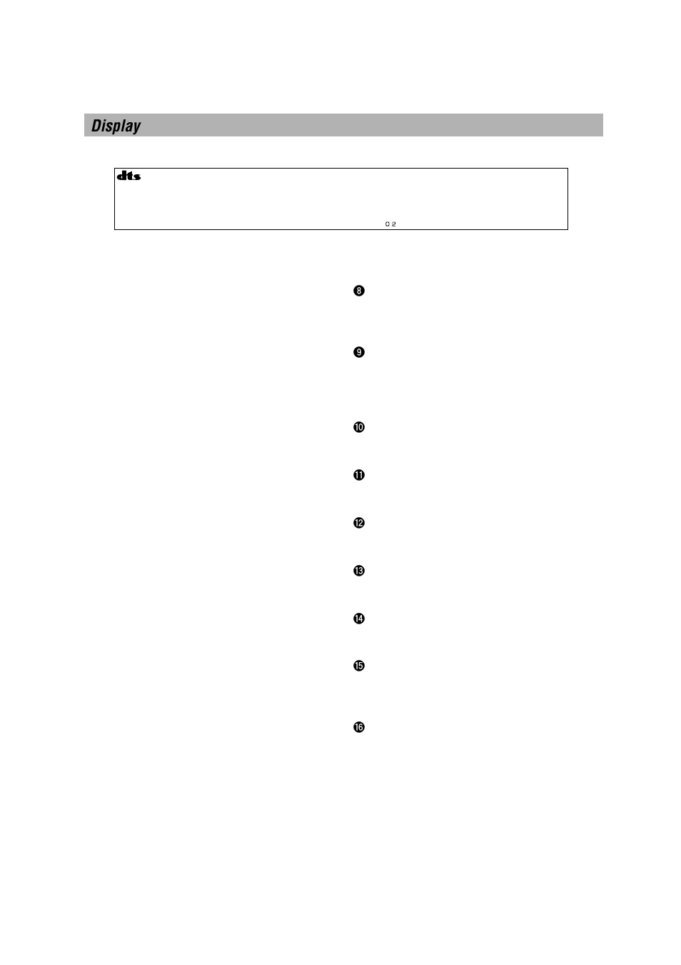 6display | Yamaha RX-V596RDS User Manual | Page 8 / 70