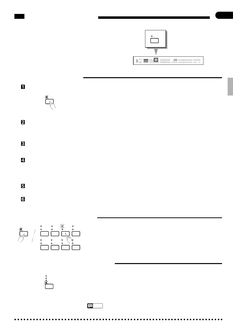 Solo styleplay, Using solo styleplay, Harmonization variations | The left pedal & solo styleplay, Turn solo styleplay on, Select a style, Set the tempo, Play, Stop the accompaniment, Turn solo styleplay off | Yamaha CVP-49 User Manual | Page 27 / 56