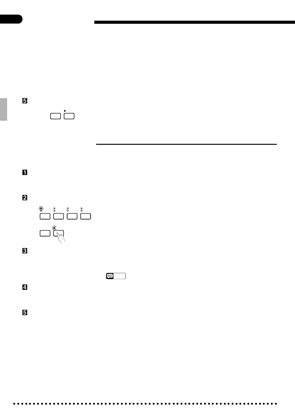 Adding new tracks, Stop recording, Select a voice | Engage the record ready mode, Select a track, Start recording | Yamaha CVP-49 User Manual | Page 30 / 56