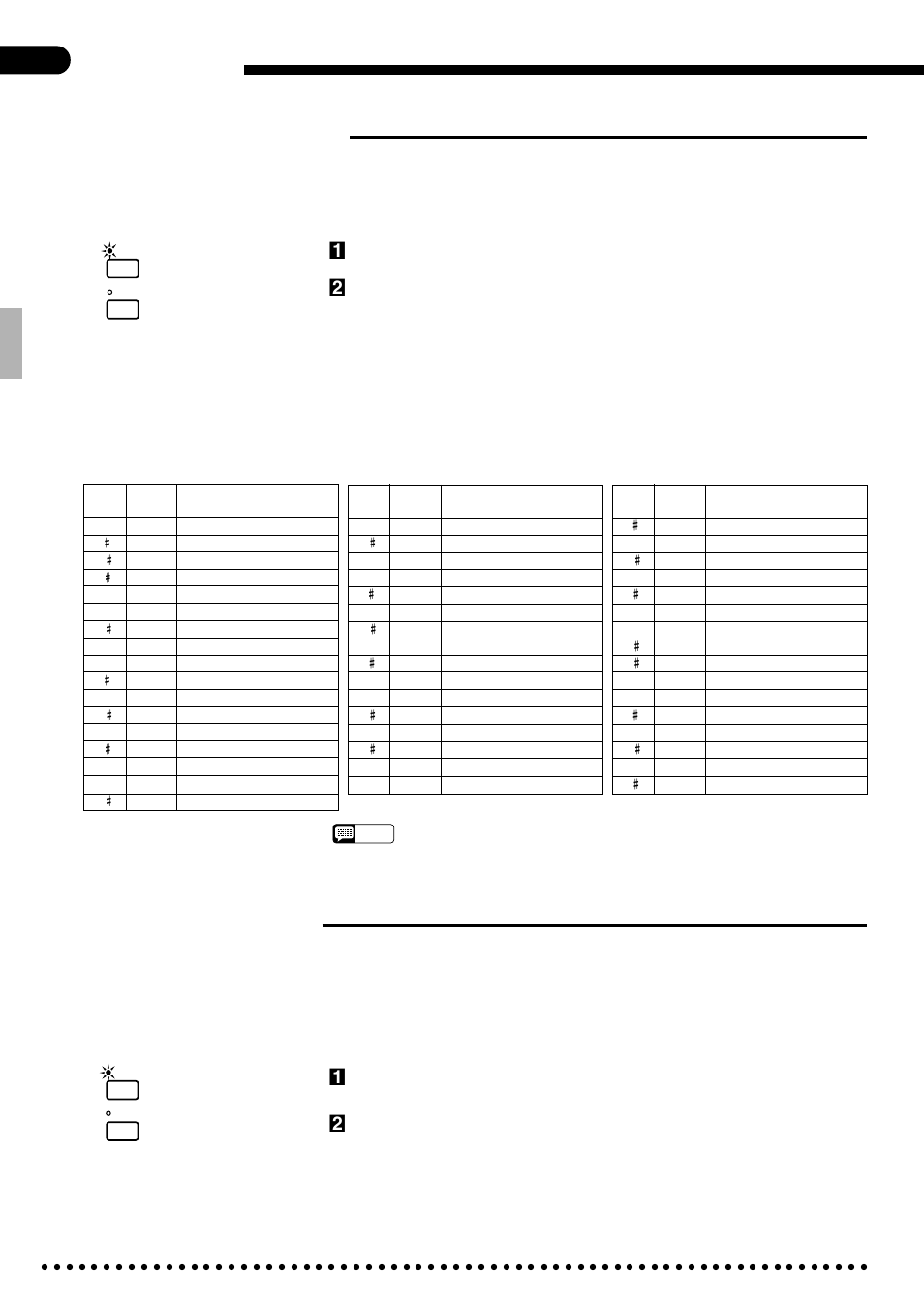 32 midi functions, The multi-timbre mode, The split send mode | Yamaha CVP-49 User Manual | Page 36 / 56