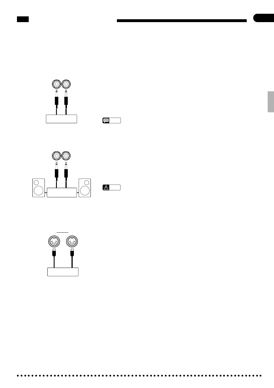 The connectors | Yamaha CVP-49 User Manual | Page 39 / 56
