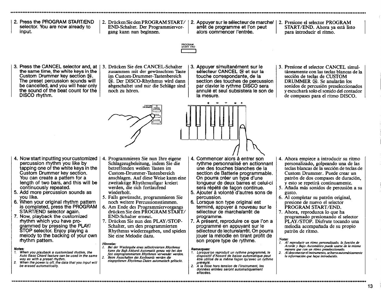 Yamaha PortaSound PSS-460 User Manual | Page 15 / 24