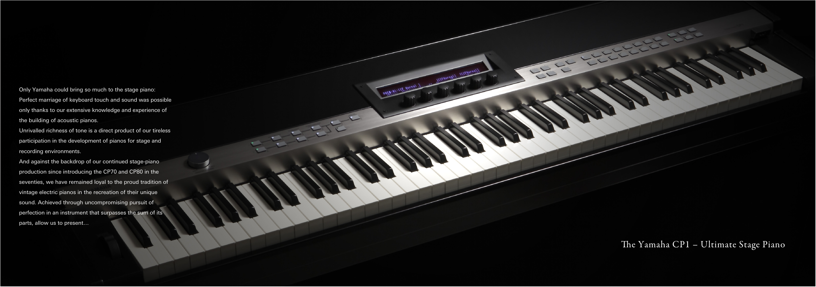 The yamaha cp1 – ultimate stage piano | Yamaha CP1 User Manual | Page 2 / 12