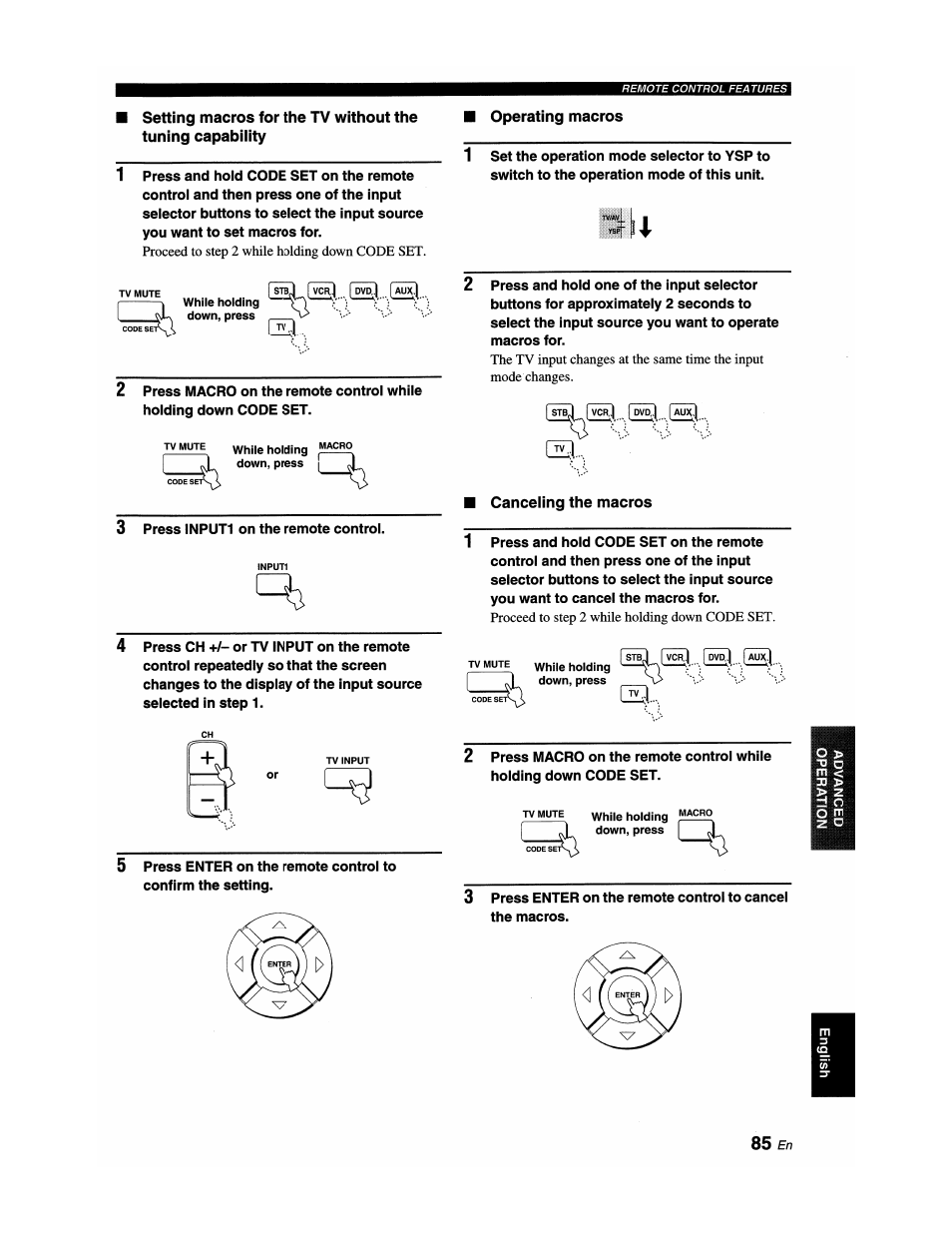 Yamaha YSP-1100 User Manual | Page 89 / 104