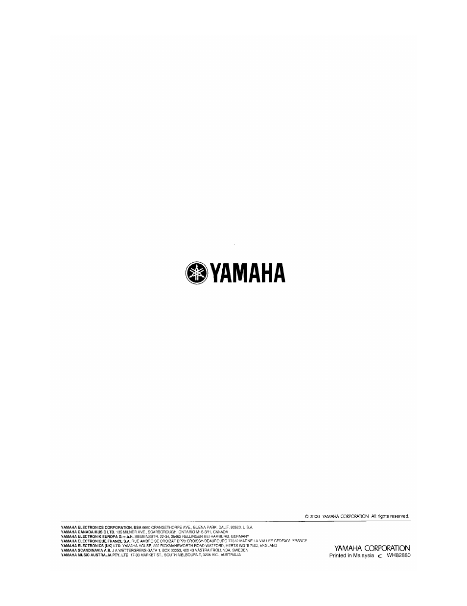 Syamaha | Yamaha YSP-1100 User Manual | Page 98 / 104